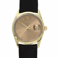 Rolex 1550 Oyster Perpetual 1970 腕錶 GP 皮革 男式