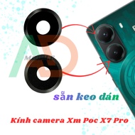 Rear camera glass replacement for XM Poc X7 Pro comes with glue