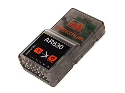 Spektrum AR630 DSMX 6-Channel AS3X & SAFE Receiver - Item No.SPMAR630 RX DSM2 and DSMX