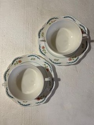 Wedgwood 碟➕NARUMI 雙耳杯兩套 （$180/1套；$350/2套)