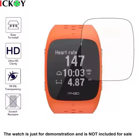 6x Clear LCD Screen Protector Guard Cover Shield Film Skin for Polar M430 Sports Smart Watch Accesso