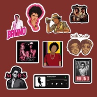 Bruno Mars Stickers | Vinyl Matte Laminated Waterproof and Scratchproof