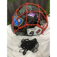 Motorcycle Net (40 x 40) Flexi Helmet Net Stretchable Cord Jaring Motor Hemlet Beg Motorsikal Luggag