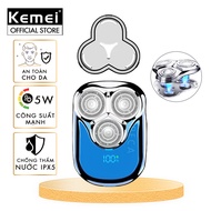Máy cạo râu mini lưỡi nổi 3D Kemei KM-T83 màn hình LCD công suất 5w mạnh mẽ - Hàng chính hãng