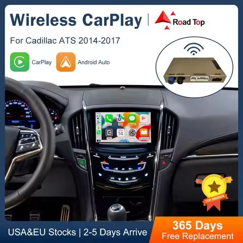 Wireless CarPlay for Cadillac ATS 2014-2017 Android Auto Interface Mirror Link AirPlay Car Play Func