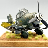 Q版德軍Ju 87斯圖卡俯衝轟炸機 樹脂模型組裝套件
