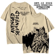 KATUN Morning Avenged Sevenfold Life Is But A Dream Tour asia Band Short Sleeve T-shirt - A7x unisex