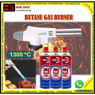 BUTANE GAS BURNER/FLAME FIRE GUN/GAS TORCH/BUTANE GAS CARTRIDGE 3PCS/PACK