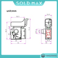 Saklar Bor Bosch Switch Skakel Mesin Bor 10mm/13mm Saklar Switch Gsb550