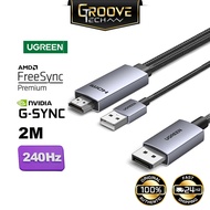 UGREEN HDMI to DisplayPort Cable USB Powered 4K 60Hz 1080P 120Hz 3D HDR HDCP Dolby G Sync Free Sync 