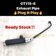 MODENAS CT115 EXHAUST ( EJM ) // CT115-S CT115S CT115 S MUFFLER ASSY EKZOS EXHAUST PIPE COMP