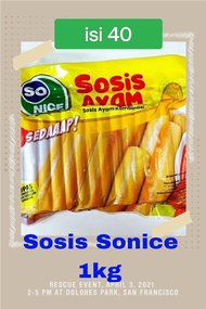 Sosis Sonice 1kg isi 40 Sonice