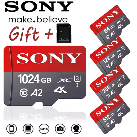 Sony Ultra Micro Tf SD Card 64GB 128GB 256GB 512GB 1TB Mini SD Card SD/TF Flash Memory Card 64 128 2