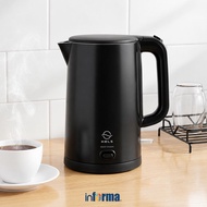 Informa Sola Electric Kettle Keep Warm 1.5 Liter - Black Electric Kettle Water Heater Water Boiler E