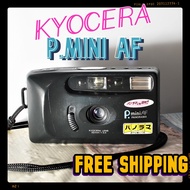 【Direct ship ✈ from Japan】KYOCERA P.mini AF Very easy! Focus-free ★ Works great【USED FILMCAMERA】