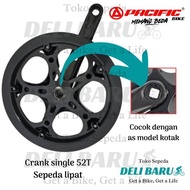 Pacific Crank Single Chainring 52T Folding Bike