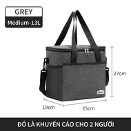 Túi giữ nhiệt dày túi đựng cơm giữ nhiệt size lớn đại vải chống nước túi shipper giao hàng ship hàng