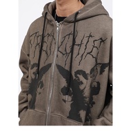 Fashionable Y2K Pattern Zip Hoodie Jacket