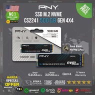 SSD NVMe M2 500GB PNY CS2241 - SSD NVME M.2 500 GB PNY CS-2241 PCIe Gen4 X4 Top Brand USA !!