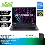 ACER Predator Helios Neo 16 PHN16-71-54A6 Gaming Laptop-16"/WQXGA IPS/Intel i5-13500HX/8GB D5/512GB 