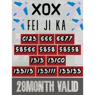 ONXOX 飞机卡，XOX飞机卡 ，XOX FEI JI KA ,XOX一次卡，XOX 28MONTH SIMCARD, ONEXOX VIP NUMBER(靓号）