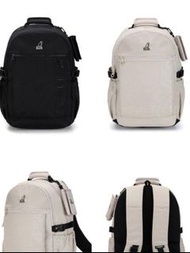 kangol 韓國預訂 刺繡logo防水背包 2色選 配零錢包