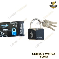 Erdos 50mm Color Padlock 50mm Short Neck Padlock/