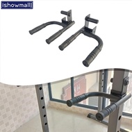 [ISHOWMAL] Dual Bar Dip Squat Pull Up Station Dip Bar Barbell Rack Pull Up Grip Handles