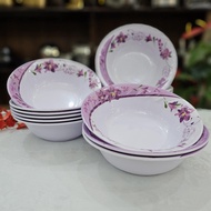 (510c) TÔ MECA - Tô ăn bún ăn phở.Bèo cạn 20 cm cao 6cm - 900ml. Mẫu hoa sang trọng bóng đẹp