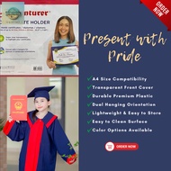 Size A4 Diploma Certificate Holder Award Recognition Citation Paper Document File Cover Folder