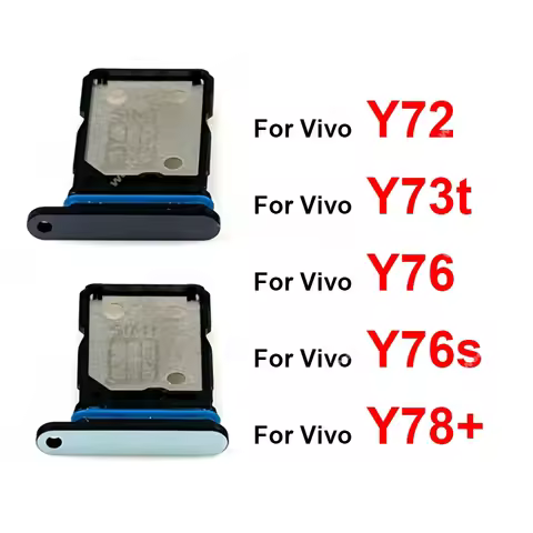 SIM Card Reader For Vivo Y72 Y73t Y76 Y76s Y78 Plus 5G Sim Card Tray Slot Card Adapter Holder Repair