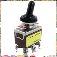 AC 250V 15A on/on 2 Position DPDT Toggle Switch with Waterproof Boot