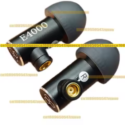DIY headphones Customized E4000 HIFI fever vocal earplugs 3.5mm to MMCX Earphones warm and durable m