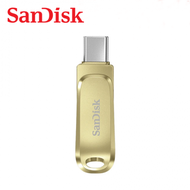 SanDisk 128GB Ultra Luxe TYPE-C OTG USB 3.2 雙用隨身碟 (金色)