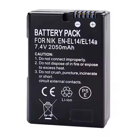 2050mAh EN-EL14 EN EL14 14A EN-14A Camera Battery or Charger For Nikon D5500 D5300 D5600 D3200 D3300