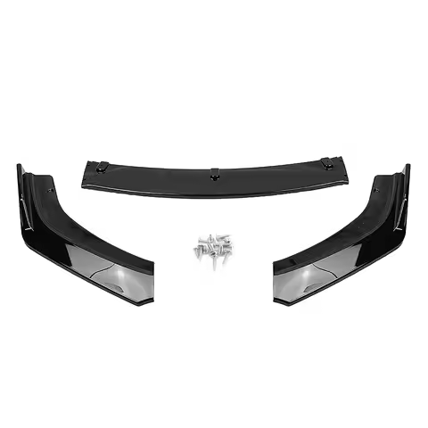 Front Bumper Spoiler Lip Blade Splitter For Honda Civic X FC FK 10th Gen 4 Door Sedan 2016-2020
