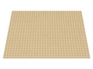 Lego 3811 砂色 底板 baseplate 10224 10251