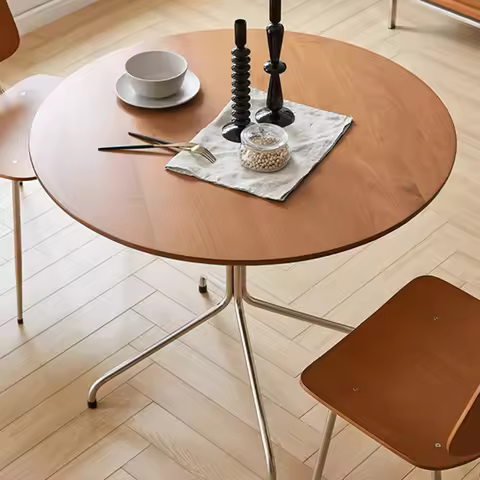 Eames dining table conference table small apartment household Internet celebrity round table