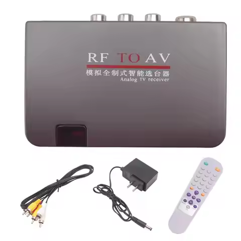 T23C RF To AV Converter,Channel Selector,Booster,Cable TV To Projection TV,Video Port Supports Full 