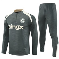 Chelsea Long-sleeved Training Suit Chester Football Suit Mount Jersey Half-zipper Warm-up Suit Adult
