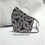 Batik Borneo Facemask.