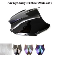 Fit Hyosung GT125R GT250R GT650R GT650S 2006-2010 GT 250R NAZA Blade New Universal Motorcycle Double Bubble Windshield Windscreen Fairing Wind Deflector Wind Shutter