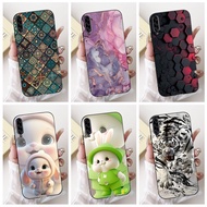 Cartoon Casing For Samsung Galaxy A90 5G Case SM-A908B SM-A908N SM-A9080 Shockproof Cover Marble Cas