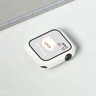 สายรัด + เคสซิลิโคนสำหรับสายนาฬิกา Apple 49มม. 45มม. 41มม. 40มม. 44มม. 38มม. 42มม. I-Watch Ultra 2 9 8 7 6 SE 4 3 2 1เครื่องประดับรัดข้อมือ