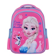 กระเป๋าเป้ กระเป๋าสะพายเด็ก ลายการ์ตูน เจ้าหญิง เอลซ่า Elsa นูนสามมิติ 13นิ้ว