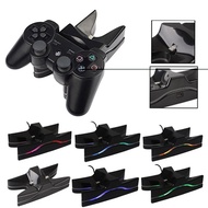 LED Dual Charger Station Charging Stand Dock For Sony For PS4 For Playstation 4 Controller