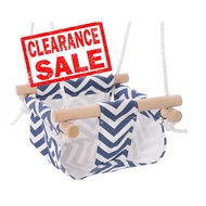 Safety High Quality Outdoor Swing wooden with PE Ropes Fabric Baby Swing Outdoor Hanging Swing for K