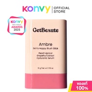 GetBeaute Skin's Happy Blush Stick 16g เก็ตโบว์เต้ บลัชสติ๊ก #Ambre