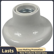 E27 Ceramic Lamp Base Bulb Holder E27 LED Bulb Lamp Socket Base Holder LED Light Base White