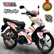 Decal Blade 110 Old Full Body Stiker Motor Blade 110 Full Body Striping Blade 110 Variasi RACING